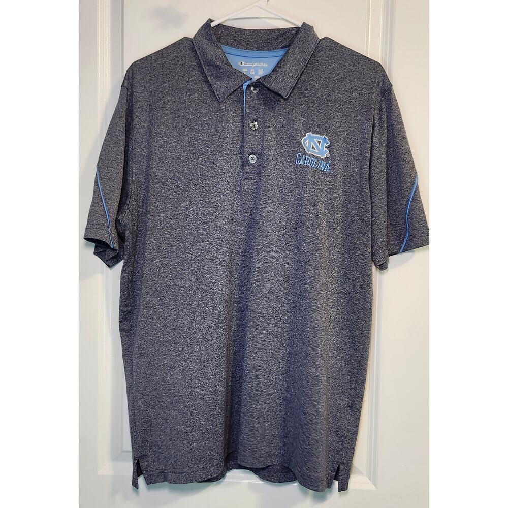 Champion Elite University of North Carolina Tar Heels Blue Polo, Size L